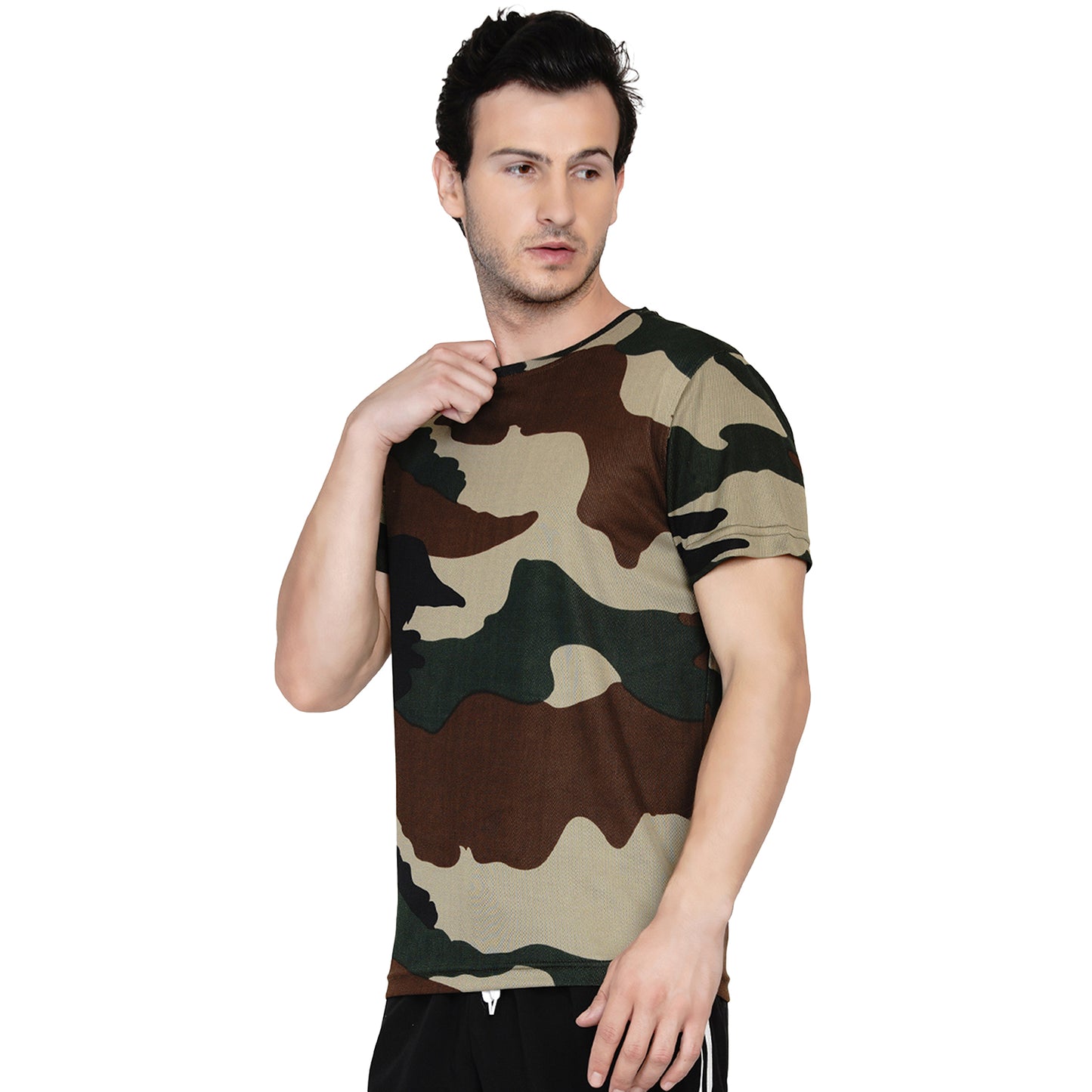 121 Dri-Fit Sports T-shirt I Camouflage Military Print