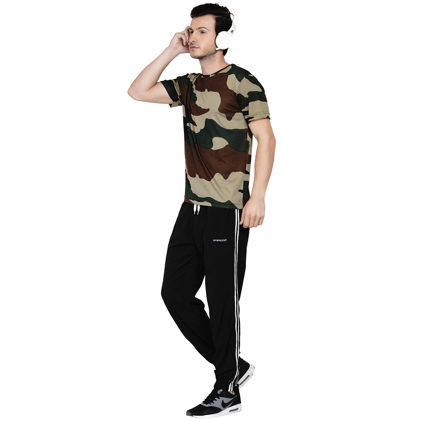 121 Dri-Fit Sports T-shirt I Camouflage Military Print